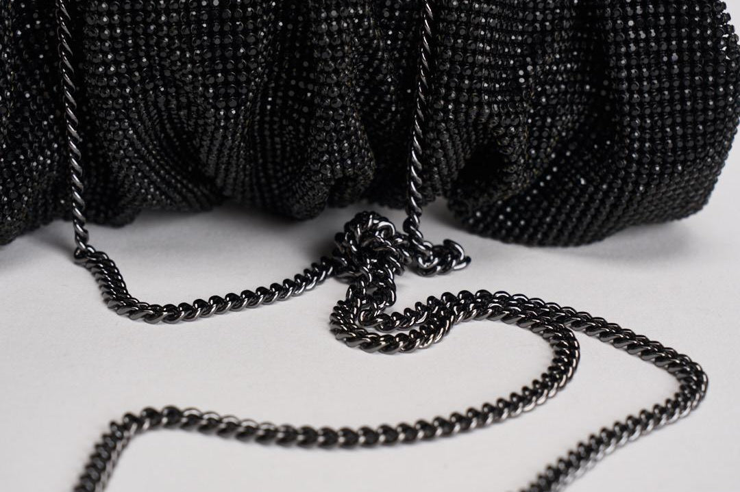Borsa donna Venus la Petite nera 0011013 RHINESTONE BENEDETTA BRUZZICHES 
