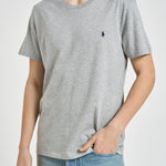 T-shirt uomo girocollo grigio chiaro 714844756 008 RALPH LAUREN 