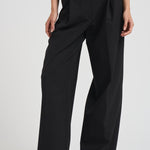 Pantalone donna in lana C3104 W0206BLACK THE LATEST 