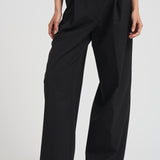 Pantalone donna in lana C3104 W0206BLACK THE LATEST 
