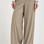Pantalone donna gamba larga sabbia 26854 87TABACCO RRD 