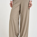 Pantalone donna gamba larga sabbia 26854 87TABACCO RRD 