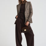 Giacca donna doppiopetto J Parigi pied de poule marrone JPARIGI10B 440010MORO TAGLIATORE 