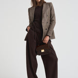 Giacca donna doppiopetto J Parigi pied de poule marrone JPARIGI10B 440010MORO TAGLIATORE 