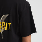 T-shirt uomo nera con stampe MLM100369 JETBLACK REPRESENT 
