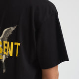 T-shirt uomo nera con stampe MLM100369 JETBLACK REPRESENT 