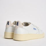 Sneakers uomo Medalist Low bianca e beige AULM BJ04 AUTRY 