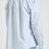 Camicia uomo a righe azzurra e bianca CH5625 E7B LACOSTE 