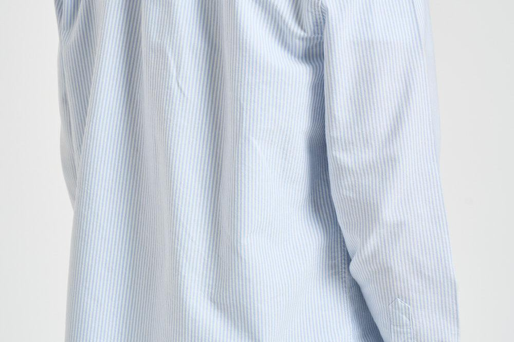 Camicia uomo a righe azzurra e bianca CH5625 E7B LACOSTE 