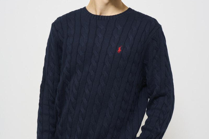 Maglia uomo blu girocollo 710775885 001 RALPH LAUREN 