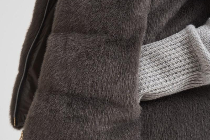 Piumino gilet eco fur donna PI002122D 9480 HERNO 