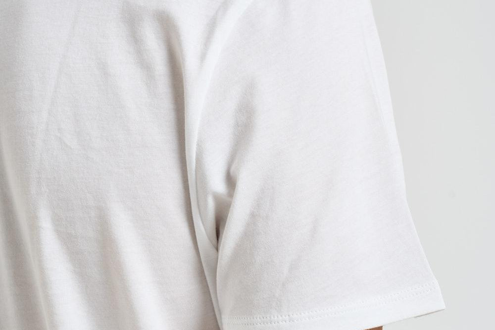 T-shirt uomo girocollo bianca con logo TH6709 001 LACOSTE 