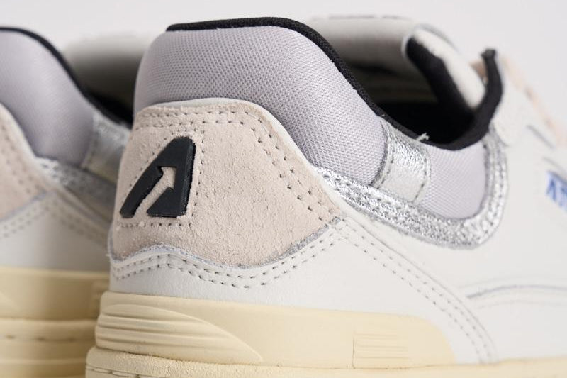 Sneakers donna Clc Low bianca e grigia ROLW MY06 AUTRY 