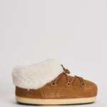 Stivale donna in pelle scamosciata marrone 1470090 ML06COGNACNATURAL MOON BOOT 