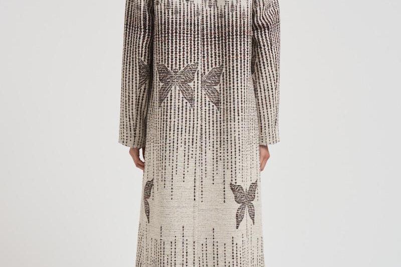 Cappotto a fantasia donna 14005 0182BOROTALCO FORTE FORTE 