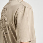 T-shirt uomo con stampa beige 2100001 S0285V009A STONE ISLAND 