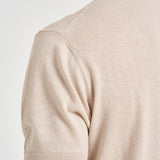 Maglia uomo a maniche corte beige M010201 111 ACCADEMIE TESSILI 
