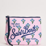 Pochette donna Aline a fantasia rosa ALINE 00992L MC2 SAINT BARTH 