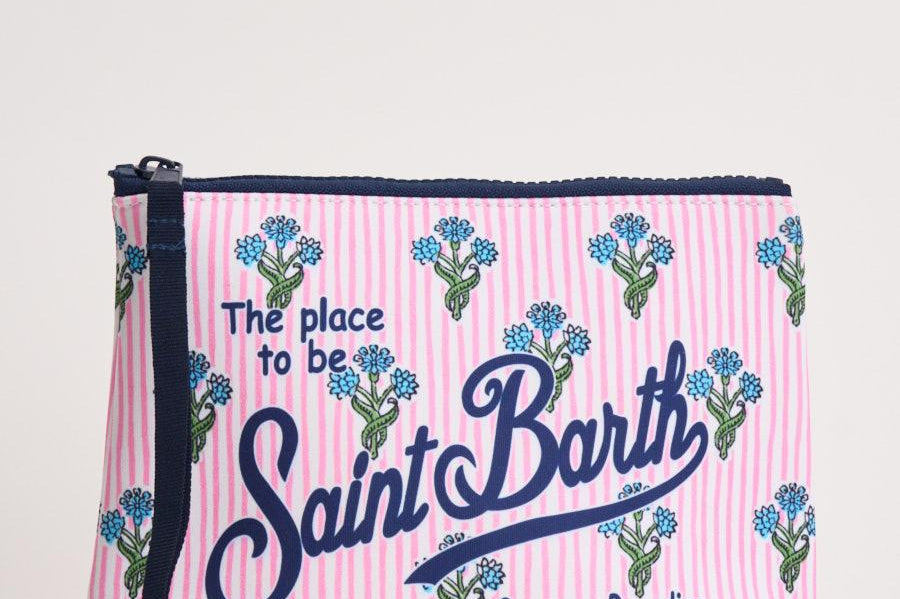 Pochette donna Aline a fantasia rosa ALINE 00992L MC2 SAINT BARTH 