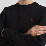 Felpa uomo girocollo nera 710P01523 001 RALPH LAUREN 