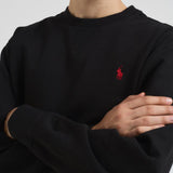 Felpa uomo girocollo nera 710P01523 001 RALPH LAUREN 