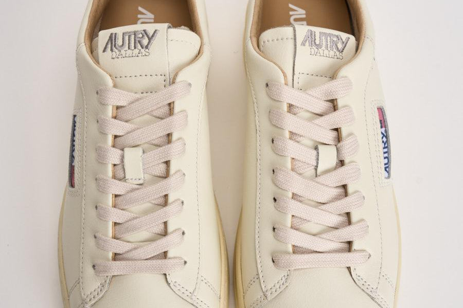 Sneakers uomo Dallas in pelle panna ADLM MR01 AUTRY 