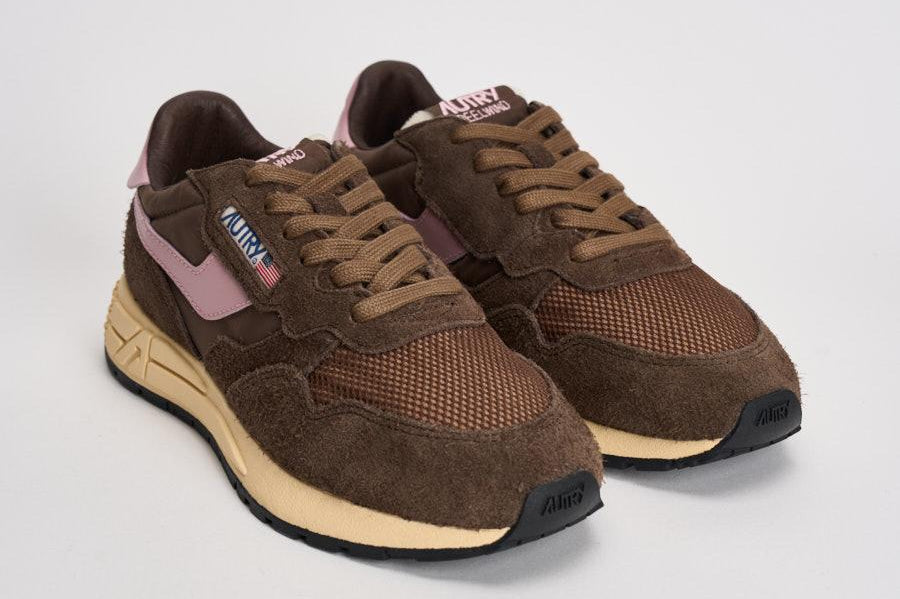 Sneakers donna Reelwind in suede marrone WWLW UT12 AUTRY 
