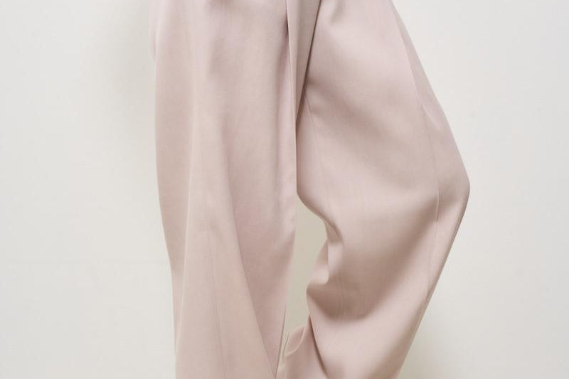 Pantalone donna wide leg rosa GWP01203 P00196525235 GOLDEN GOOSE 