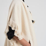 Cappotto donna midi Greya panna MA0449FB C3D04I23EC ISABEL MARANT 
