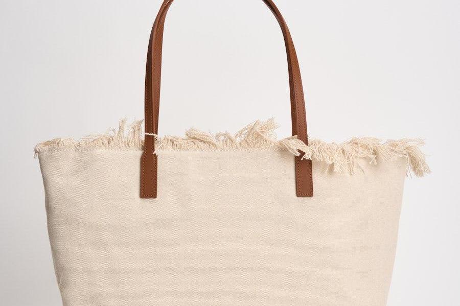 Borsa donna City in canvas ecru CBF0001 CANVAS1018 MC2 SAINT BARTH 