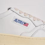 Sneakers donna Medalist Low bianca e e viola AULW LL08 AUTRY 
