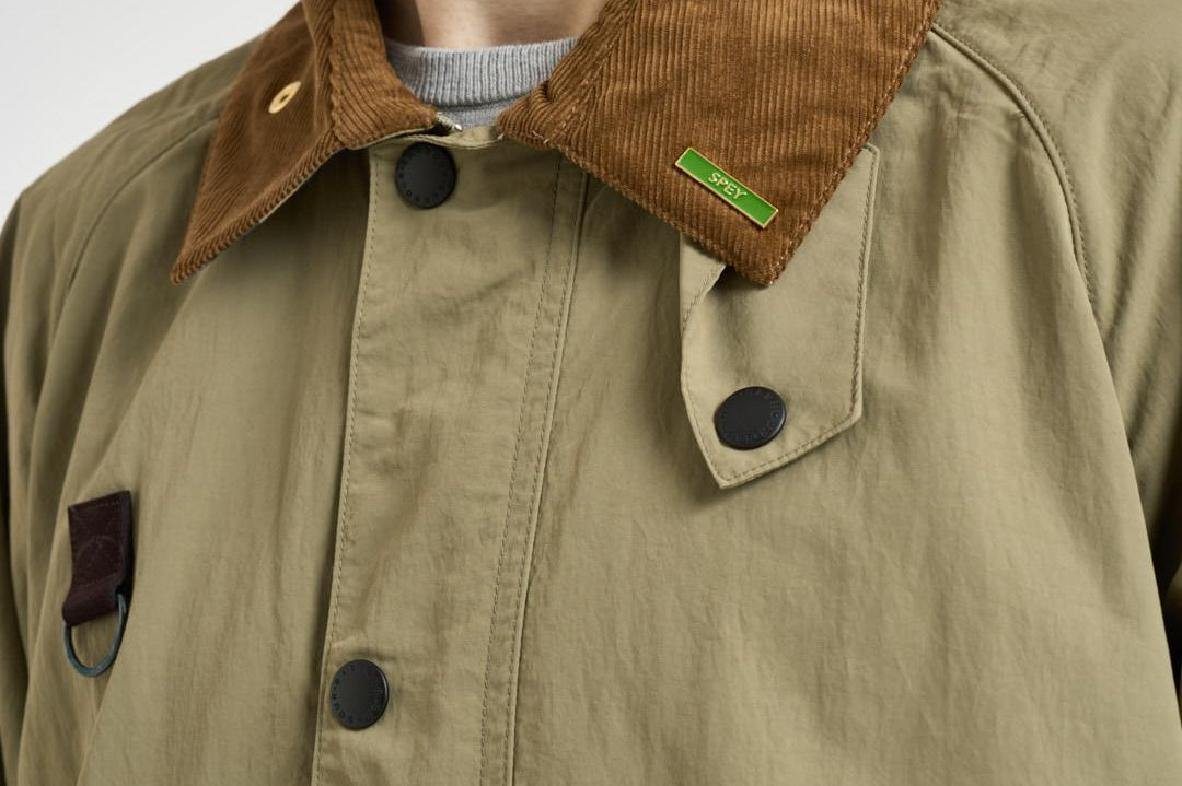 Giacca uomo Icons Spey Jacket casual verde oliva MCA1093 OL11 BARBOUR 