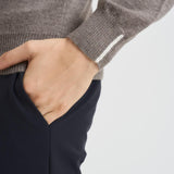 Girocollo uomo Urban Basic tortora AU3100C 1015 ALPHA STUDIO 