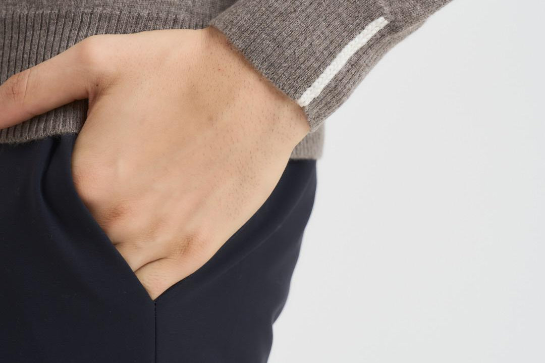 Girocollo uomo Urban Basic tortora AU3100C 1015 ALPHA STUDIO 