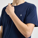 T-shirt uomo girocollo blu 714844756 007 RALPH LAUREN 