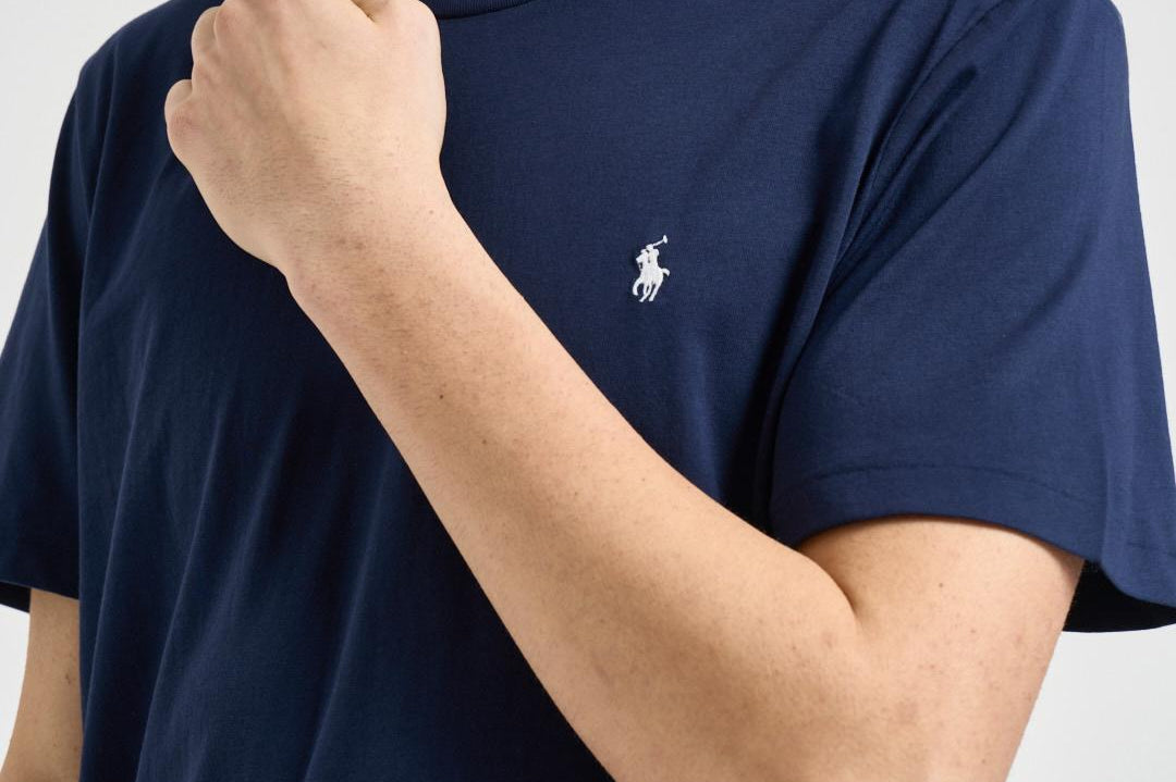 T-shirt uomo girocollo blu 714844756 007 RALPH LAUREN 