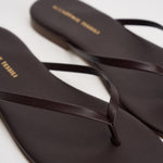 Sandalo donna infradito marrone 10165 NERO ACCADEMIE TESSILI 