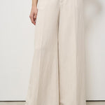Pantalone donna beige palazzo NINA UB1754CHALK BERWICH 