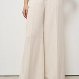Pantalone donna beige palazzo NINA UB1754CHALK BERWICH 