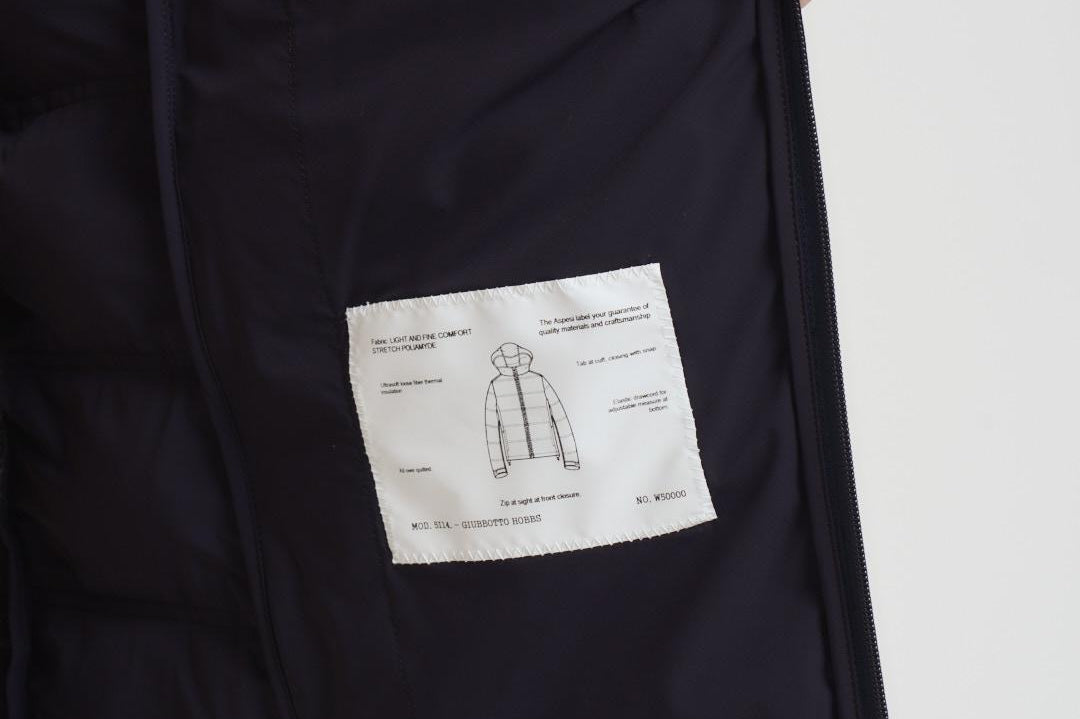 Piumino uomo trapuntato blu notte 5I14 L58901101 ASPESI 