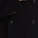 Cappotto uomo doppiopetto nero ARDEN 350001N5051 TAGLIATORE 