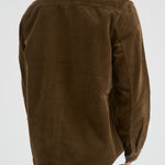 Overshirt uomo in velluto a coste militare 1000541 537 LES DEUX 