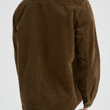 Overshirt uomo in velluto a coste militare 1000541 537 LES DEUX 