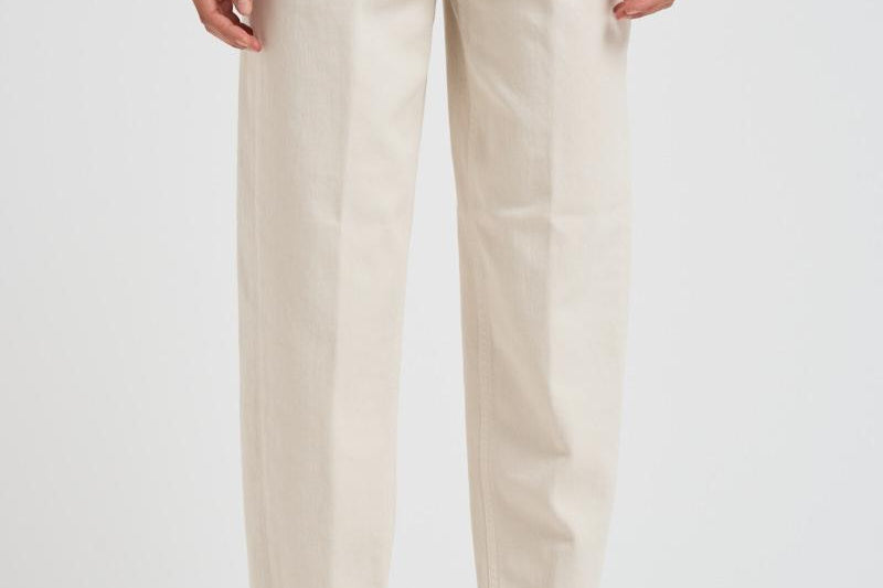 Jeans donna Bessie regular panna DP784 BSE037005 DONDUP 