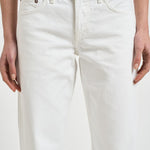 Jeans donna low rise in denim bianco A260 1183MARSHMALLOW AGOLDE 