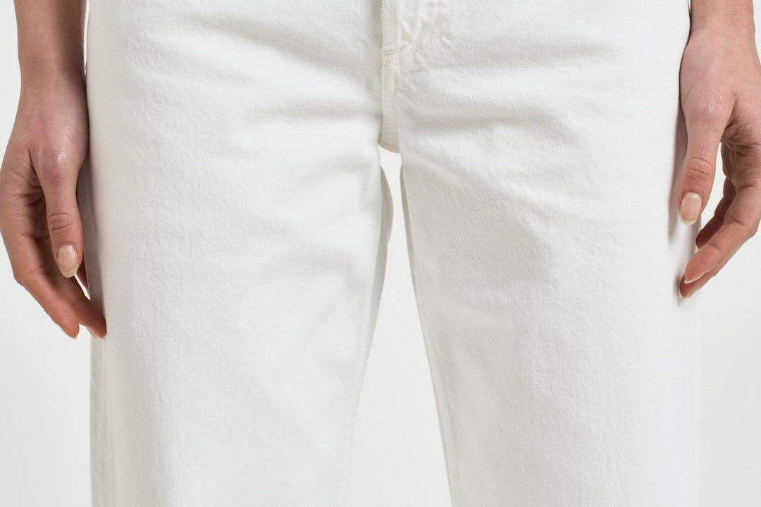Jeans donna low rise in denim bianco A260 1183MARSHMALLOW AGOLDE 