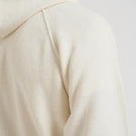 Felpa uomo con cappuccio in lana bianca MKN057A 110149A103 CP COMPANY 