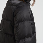 Piumino donna corto nero PI001936D 9300 HERNO 