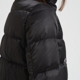 Piumino donna corto nero PI001936D 9300 HERNO 