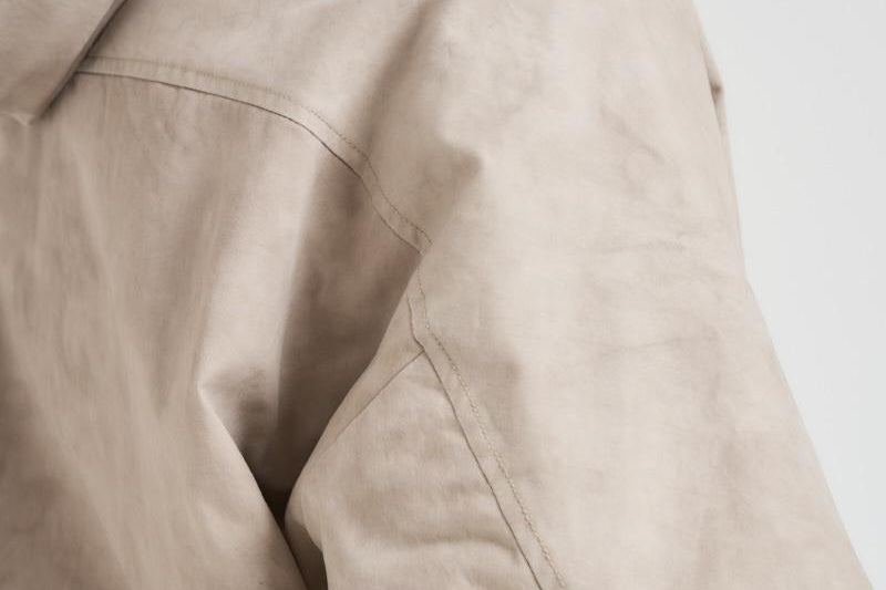 Bomber uomo in tessuto beige MLM100127 BEIGE REPRESENT 